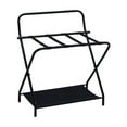 thumbnail image 2 of InRoom Furniture LRK168 26 x 19 x 29 in. Luggage Rack, Black, 2 of 7