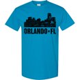 thumbnail image 3 of Inktastic Orlando Skyline with Grunge T-Shirt, 3 of 5