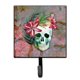 thumbnail image 1 of ""Caroline'S Treasures Gancho De Pared Pequeño Con Flores Y Calavera Del Día De Los Muertos, Multicolor"", 1 of 1