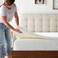 thumbnail image 6 of Rest Haven 2" Memory Foam Mattress Topper, California King, 6 of 8