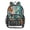 Abstract Leaves, variant on PVC Transparent Backpacks Clear Backpack for Travel and Outings Abstract Leaves