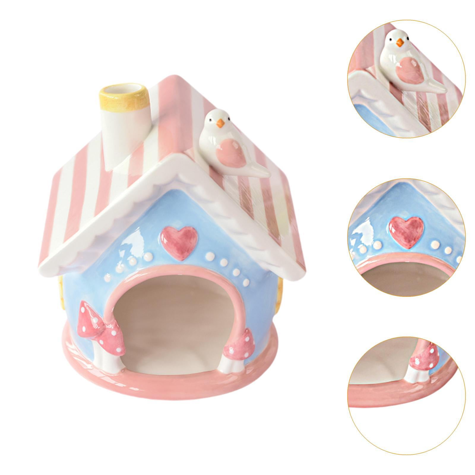 Serenable Hamster House Small Pets Play Hut Decoration Cage Accessories Play and Rest for Squirrels Dwarf Hamster Guinea Pig Chinchilla