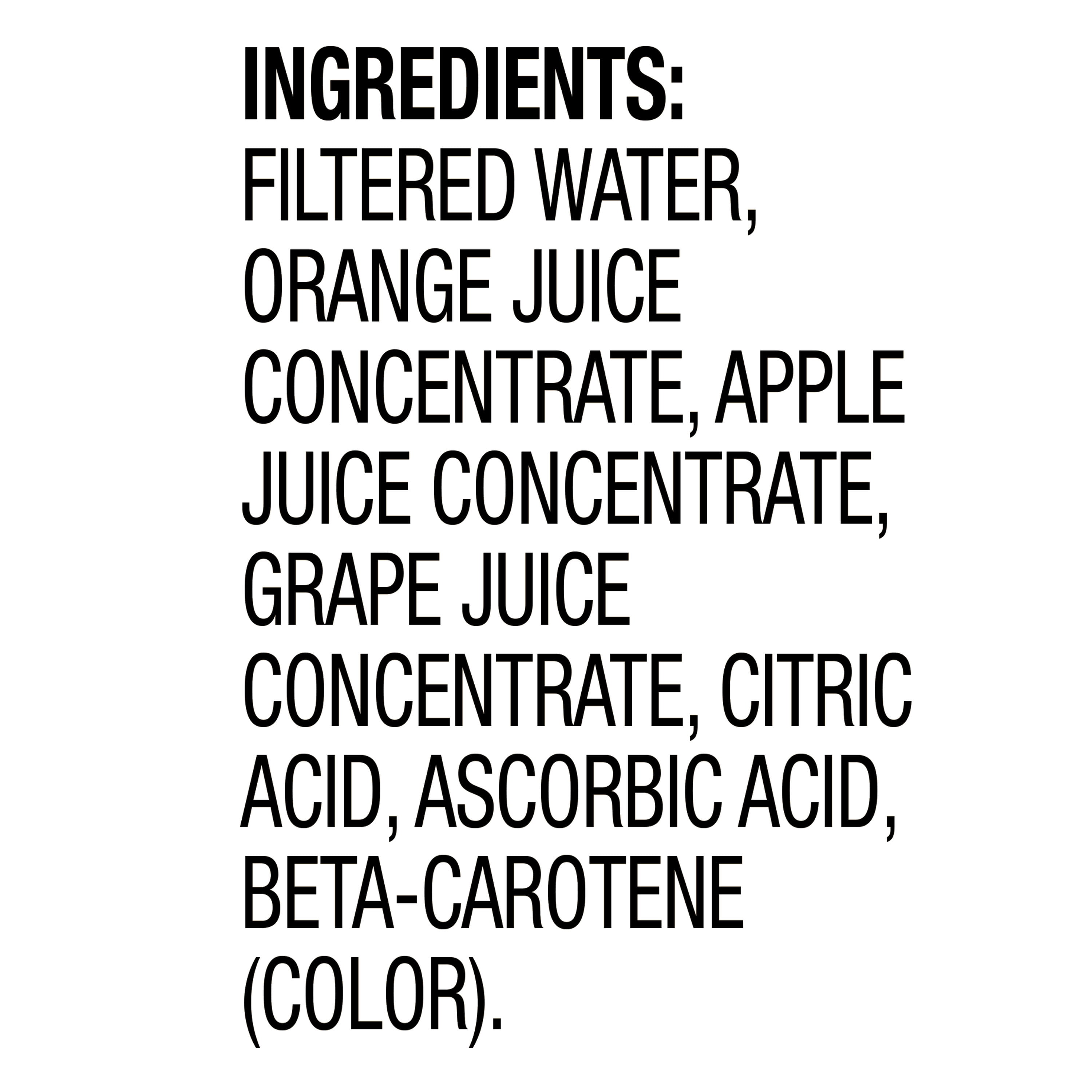 (8 pack) Great Value 100% Juice Orange Blend, 64 fl oz