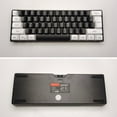 Gaming Keyboard, Quiet Wired Computer Keyboard USB Wired 61Key Gaming Keypad Ergonomic