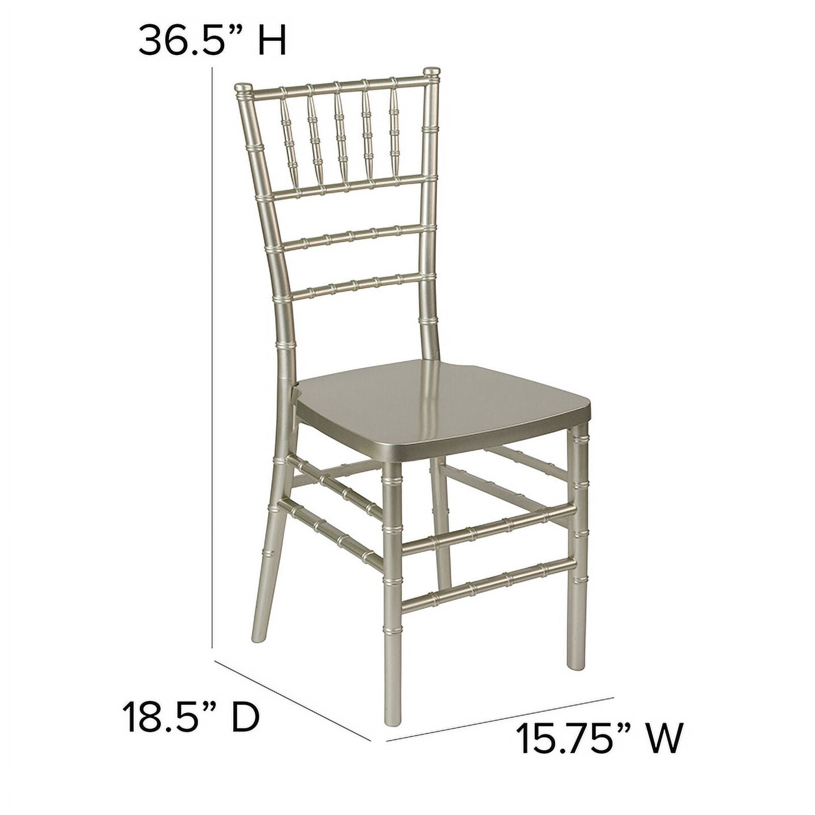 Flash Furniture HERCULES PREMIUM Series Champagne Resin