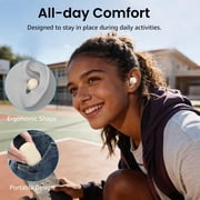 TOZO A1 Mini Earbuds Wireless Headphones Bluetooth, 32H, AI Noise Cancelling Mic, Stereo Bass, Clear Calls, Lightweight IPX5 Waterproof, App 32EQ, Khaki