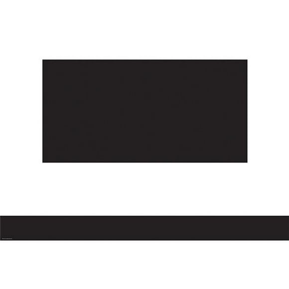 Teacher Created Resources TCR5789 Black Straight Border Trim