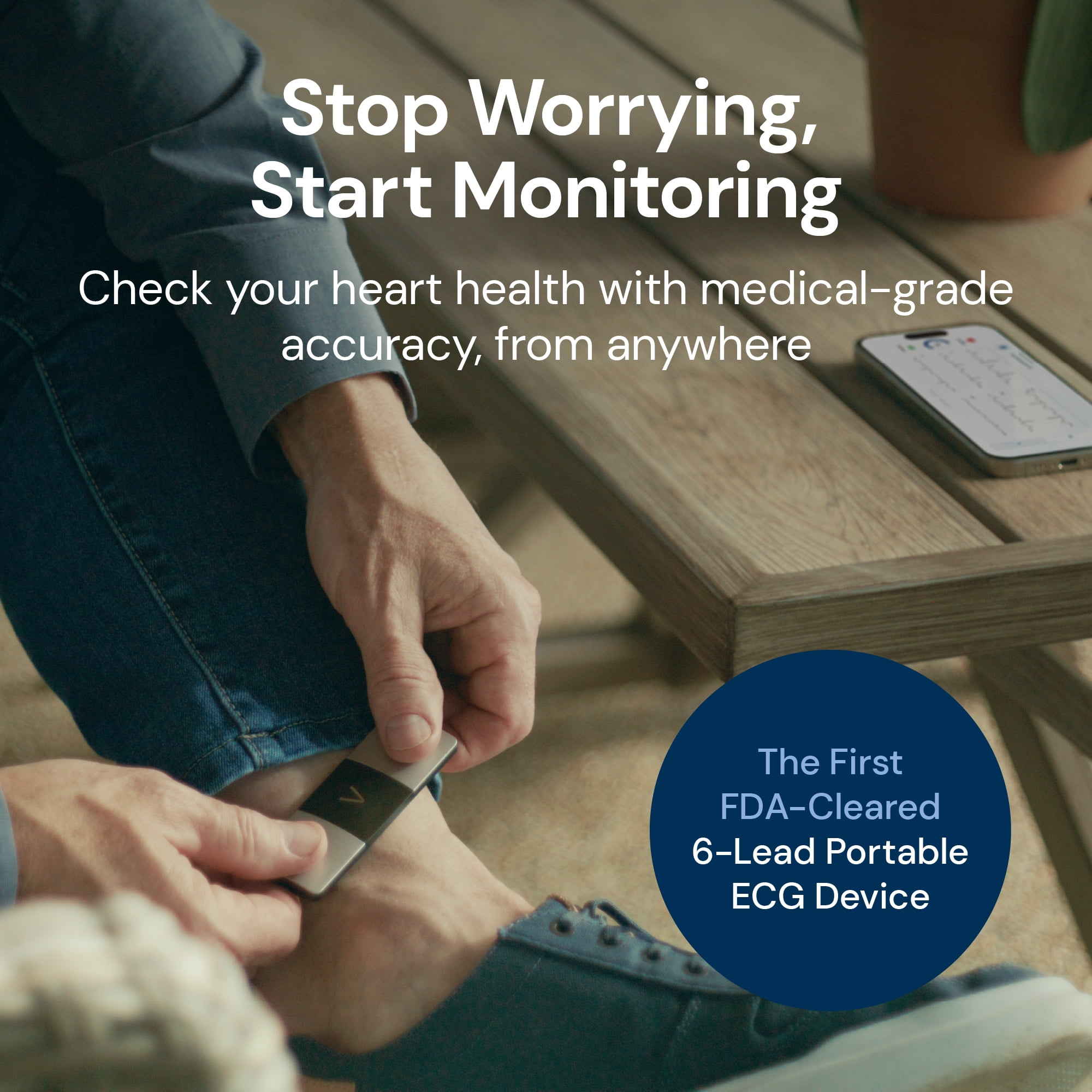 KardiaMobile 6L EKG Heart Monitor, 6-Lead Medical Grade EKG, Displays EKG on Smartphone in 30 seconds, No Subscription Needed, FSA and HSA eligible