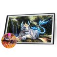 thumbnail image 2 of Wdftyju 5D DIY Diamond Painting Kits Full Square Drill Blue Tiger Mosaic Picture Wall Wdftyju 7wf1bl0rs2jq4gj5, 2 of 9