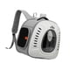 thumbnail image 1 of Mochila transportadora para gatos, correa ajustable para perros y gatos, ideal para senderismo, acampada al aire libre y gatitos. blanco, 1 of 9