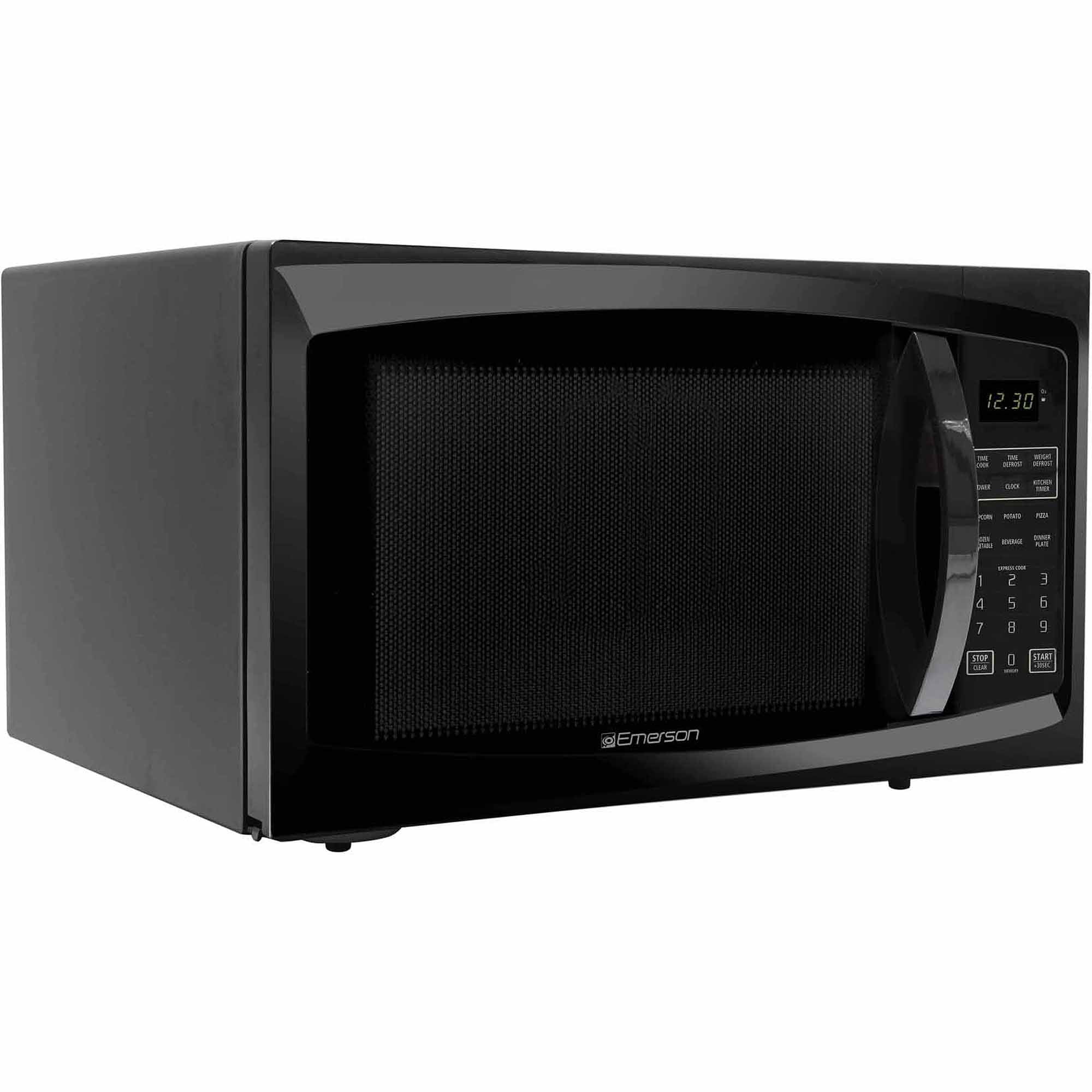 Refurbished Emerson 1 6 Cu Ft 1100 Watt Microwave Oven Black Refurbished Emerson 1 6 Cu Ft 1100 Watt Microwave Oven Black