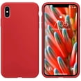 thumbnail image 1 of Case for iPhoneXR case Liquid Silicone Gel Rubber Phone Case, iPhoneXR 6.1 Inch Shockproof Full Body Slim Soft Microfiber Lining Protective Case（RED）, 1 of 5