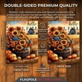 thumbnail image 4 of CSZPPQAF Autumn Garden Flags 12x18 Double Sided-Sunflower,2 Pack-165 GSM Polyester Fall Yard Decoration Flags, Fade Resistant, 4 of 6