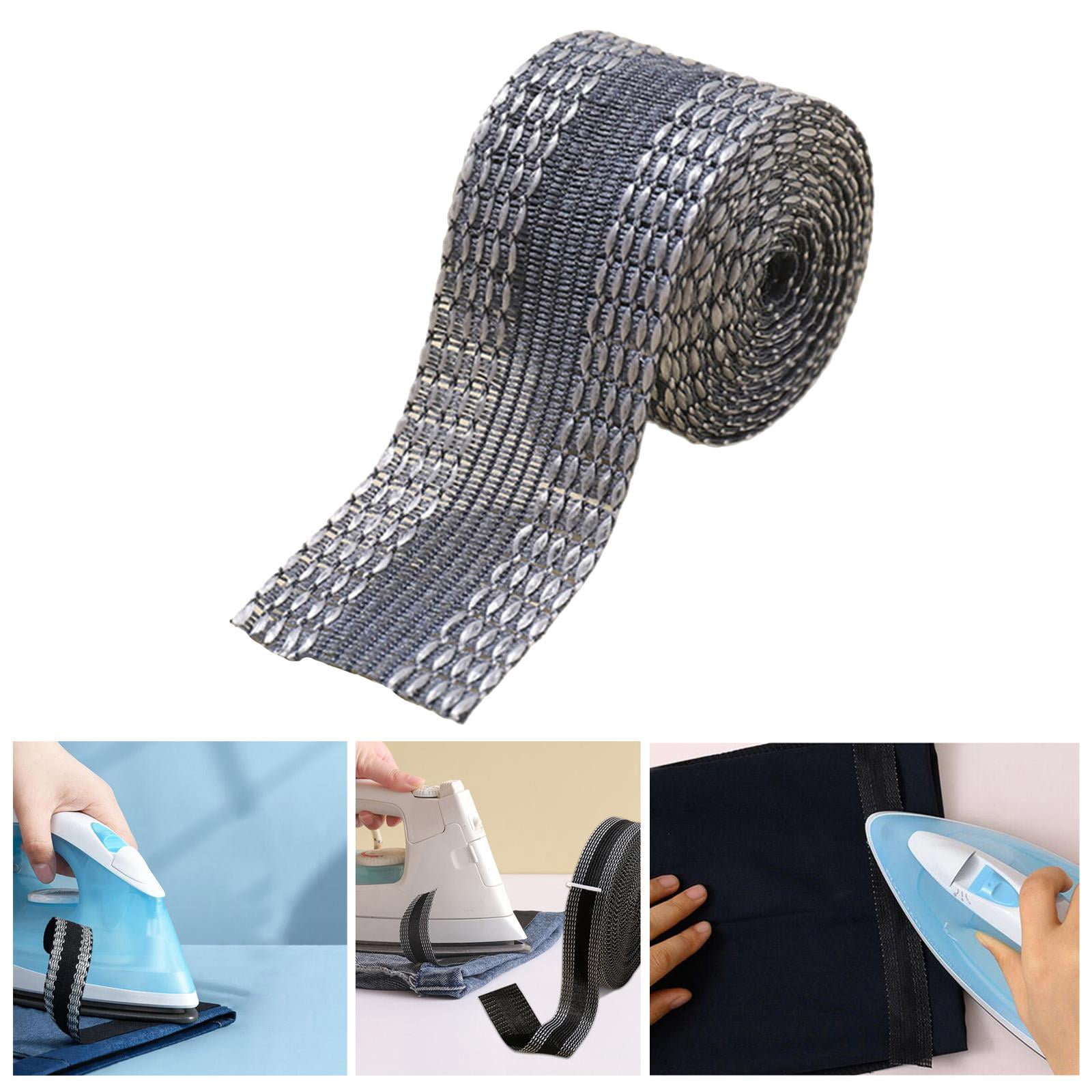 HOMYL 5x 1 Package 11m Pant Mouth Pants Edge Shorten E Sew Hemming Tape for Hems Jeans Badges Clothes Curtains DIY Craft Sewing