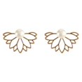 thumbnail image 1 of Pendiente de perno prisionero de los pendientes de doble cara de s mujeres con joyería de , estilo caliente Sunnimix Orejeras de esmalte para mujer, 1 of 7
