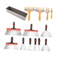 thumbnail image 2 of Ejesta de herramientas de pintura de cuchillo de 14x Putty Kit de acero inoxidable pintor multifuncional para eliminar el papel tapiz reparación de, 2 of 9