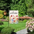 thumbnail image 3 of MIZHONA 28" x 40" Burlap Spring Garden Flag,Double-Sided Floral Summer Outdoor Decoration, 3 of 5