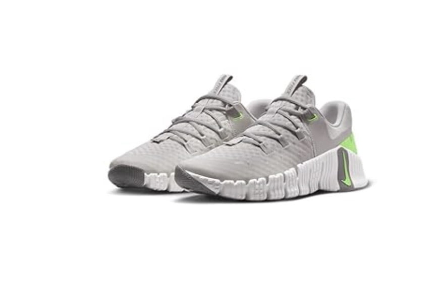 Nike Free Metcon 5 Men's Trainers Sneakers Shoes 'Light Iron Ore Green Strike'  - Size 12