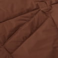 thumbnail image 4 of Jinhomg Women's Short Winter Coat Lightweight Comfy Full-Zip Quilted Coat Windproof Thermal Long Sleeve Puffer Jacket Summer Saving Coffee L, 4 of 7