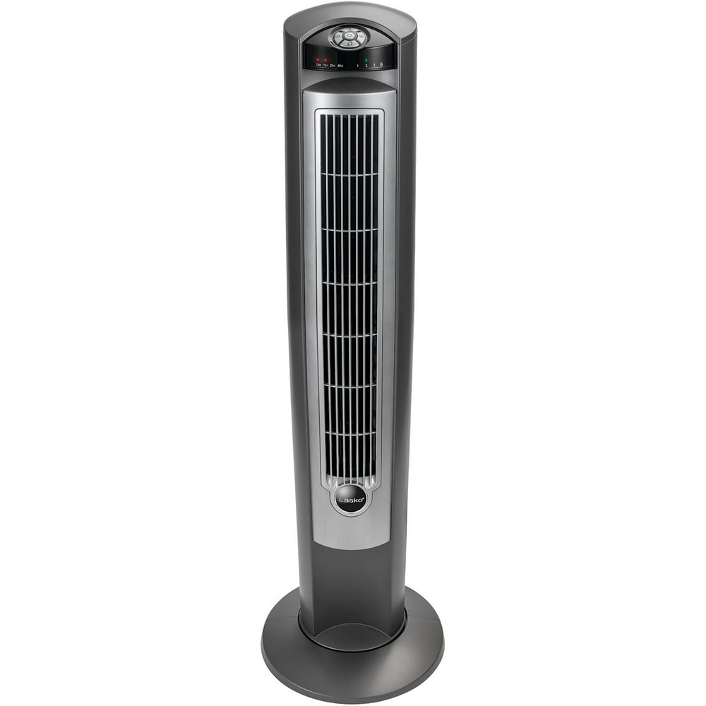 Lasko 42" Wind Curve 3Speed Oscillating Tower Fan with Nighttime