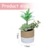 thumbnail image 2 of Mini plantas en macetas suculentas artificiales, pequeños adornos creativos, plantas verdes de plástico, plantas en macetas de simulación, 2 of 5