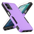 thumbnail image 1 of Funda para teléfono celular Yuanming Moto G 5G 2024 de doble capa púrpura, 1 of 7