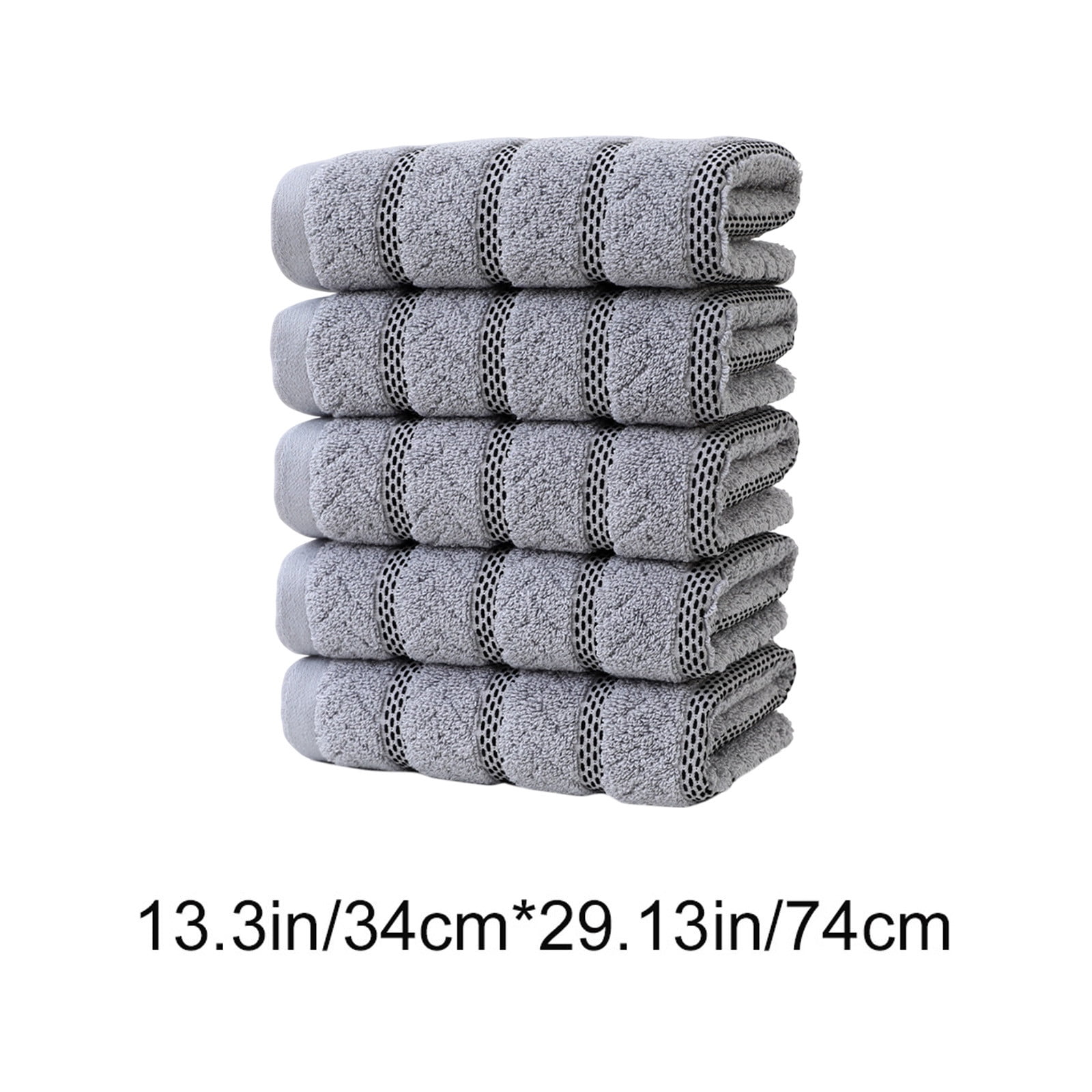 Specollect Clearance 5Pcs Classic Turkish Towels Luxurious 100% Turkish Cotton Washcloths, Highly Absorbent & Quick Dry, Face Towels Wash Cloths for Hotel, Spa & Gym