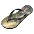 thumbnail image 2 of YAZAOOSummer Flip Flops Creatively Sunlit Turtle Gathering Simple Beach Sandals, 2 of 8