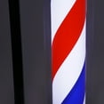 thumbnail image 5 of Barber Shop Pole Light Rotating LED Stripes Hair Salon Open Sign Outdoor/Indoor 32inch（Black）, 5 of 12