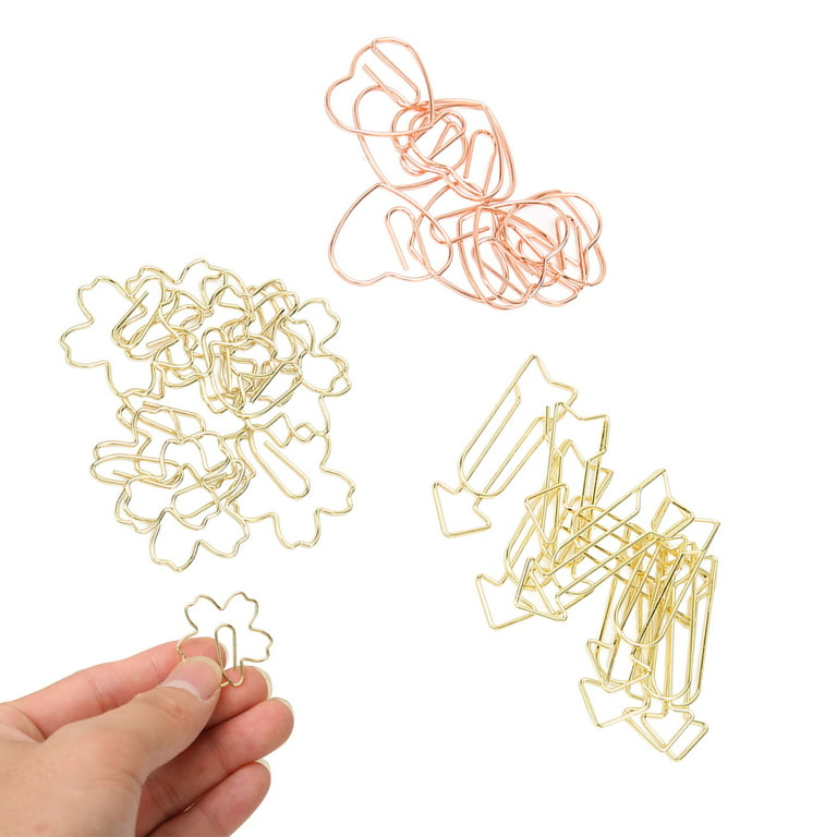 Shaped Paper Clips, Heart Paper Clips