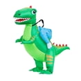 thumbnail image 3 of Disfraz de dinosaurio inflable, ropa divertida, vestido elegante para regalos de fiesta, suministros , Niños, 3 of 8