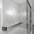 thumbnail image 4 of Two Framed Sliding Glass Shower Door FL8256C-59MB, Matte Black Frames & Handles, 4mm Thick clear glass, 4 of 8