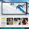thumbnail image 4 of Case for Samsung Galaxy S22 Ultra, Slim Thin Soft TPU Bumper & Hard PC Transparent Back Shockproof Scratch Resistant Protective Phone Case for Samsung Galaxy S22 Ultra (Black), 4 of 15
