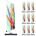 thumbnail image 1 of InstaHibit 10pcs 33"x79" Retractable Roll Up Banner Stand Trade Show Display Pop Up, 1 of 10