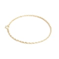 thumbnail image 2 of Pulsera Torsal 2mm Unisex 18cm Oro Italiano Hueco 10k Ametrinaa PU10K0006, 2 of 5