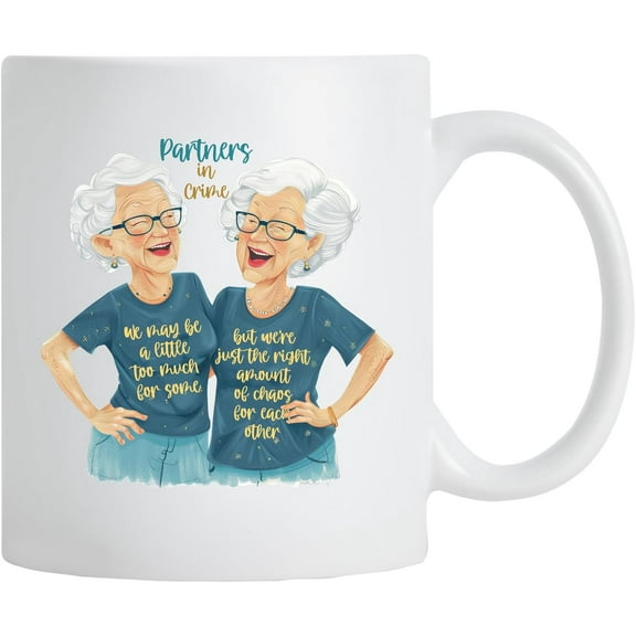 Funny Best Friend Quotes Coffee Mug – 11oz Ceramic Cup for Women, BFF, Friendship Gifts for Her – Cute & Sarcastic Bestie Humor for Birthday (My favorite pals have paws)