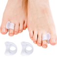 thumbnail image 1 of [10x] Separador de dedos de hallux valgus, separador de dedos de silicona - Para dedos superpuestos, regalo Hammer, 1 of 4