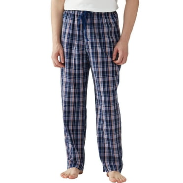 Onimisc Men's 100% Cotton Pajama Pants Lightweight Pjs Bottoms Sleepwear Bottom Pants with Pocket Drawstring,1 Pack