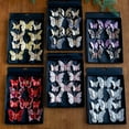 thumbnail image 3 of WUXIAB 10 Pcs Glitter Hollow Butterfly Decorations,Different 3D Butterfly Ornaments,Hollow-Out Butterfly Clips,Holiday Wall Hanging Craft Decor With Clips And Stems,Wreath Home Accents Whiteb, 3 of 9