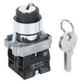 thumbnail image 1 of ANGGREK 2 Position Key Switch Self‑Reset Power Lock Conversion Rotation Locking + Key ZB2‑BE101 ZB2‑BE102C,ZB2‑BE Key Switch,2 Position Key Switch, 1 of 8