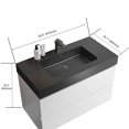 thumbnail image 3 of Bathroom Vanity Unit | Space - Saving in Modern Bathrooms | Melamine Material with Emery Sink | Reduces Clutter, 3 of 4