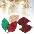thumbnail image 3 of Flexible Fabric Sticker, 100 Pieces Artificial Leaves, Simulation Leaves, For Garden Office, 3 of 8