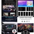 thumbnail image 6 of Android 12 9'' Car Stereo GPS Sat Nav Head Unit for FM Receiver WiFi Support SWC Carplay DAB+ OBD DSP DVR+ Video Radio Player, 6 of 7
