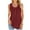 Wine tank tops for women, variant on ATOYSOY Women's Pleated Tank Tops Flowy Tunic Sleeveless Trendy Camisole Button Activewear Casual Undershirt Running Yoga Tops Girls Basic Tees Summer Workout Black L