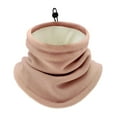 thumbnail image 1 of Calentador de cuello de invierno, bufandas circulares con forro polar suave para el frío Rosa, 1 of 9