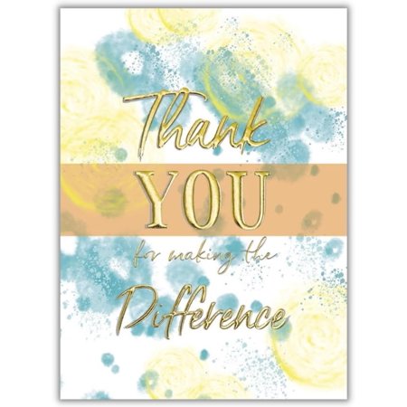 25 Employee Anniversary Cards - Watercolor Design with Gold Foil Embossing - 26 White Envelopes - FSC Mix