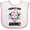 White and Pink, variant on Inktastic I Really Love Anime with Cute Anime Cat and Hearts Boys or Girls Baby Bib