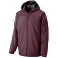 thumbnail image 1 of Chaqueta Bionic Capucha Poliéster Adulto Cremallera Completa MAROON/ CARBON 3XL Holloway 229017, 1 of 1