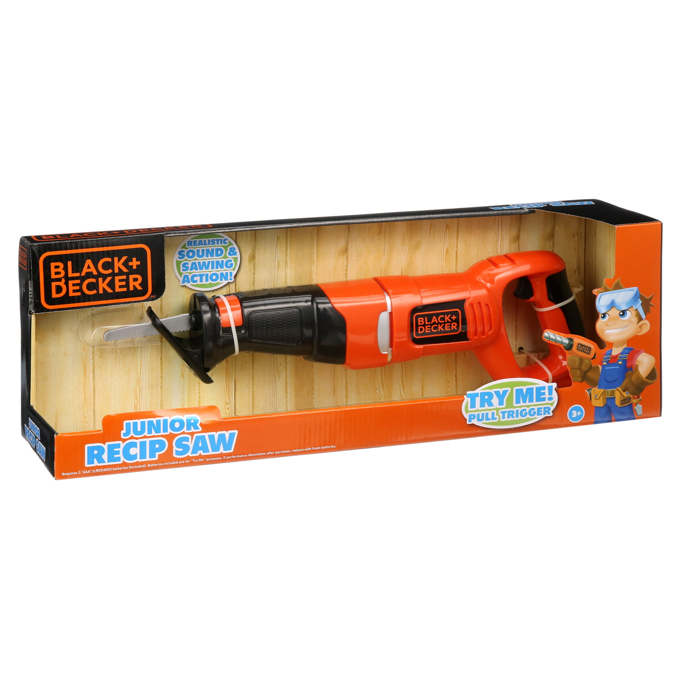 HSB-toys BLACK & DECKER Junior leaf blower tools try me realistic