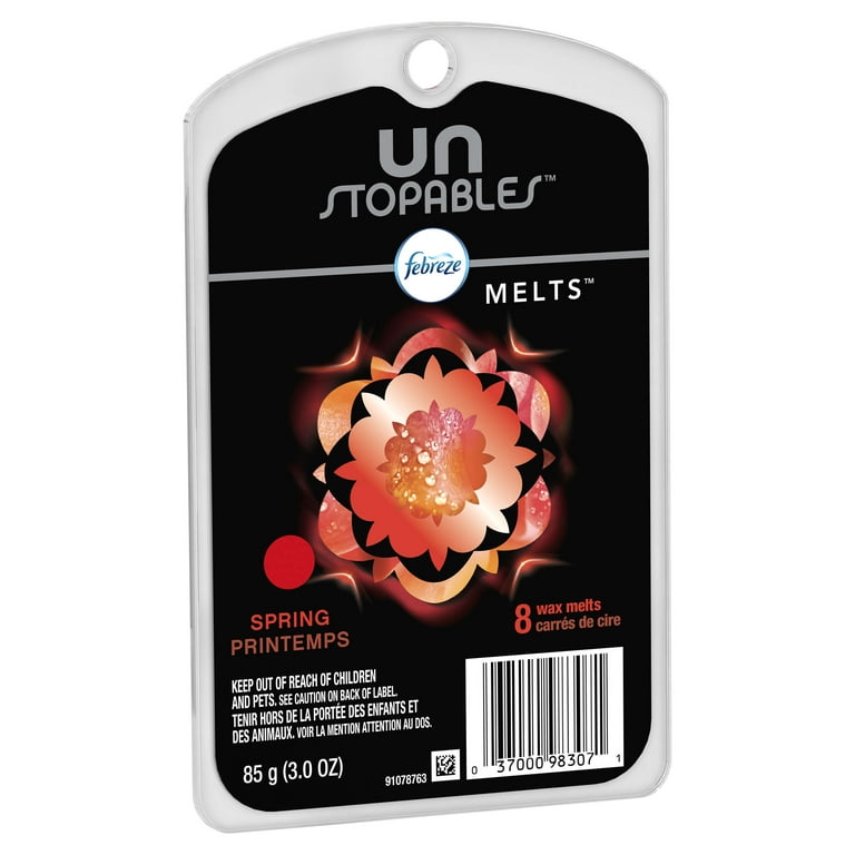 Febreze Unstopables SPRING Wax Melts Air Freshener 8 melts 3 oz